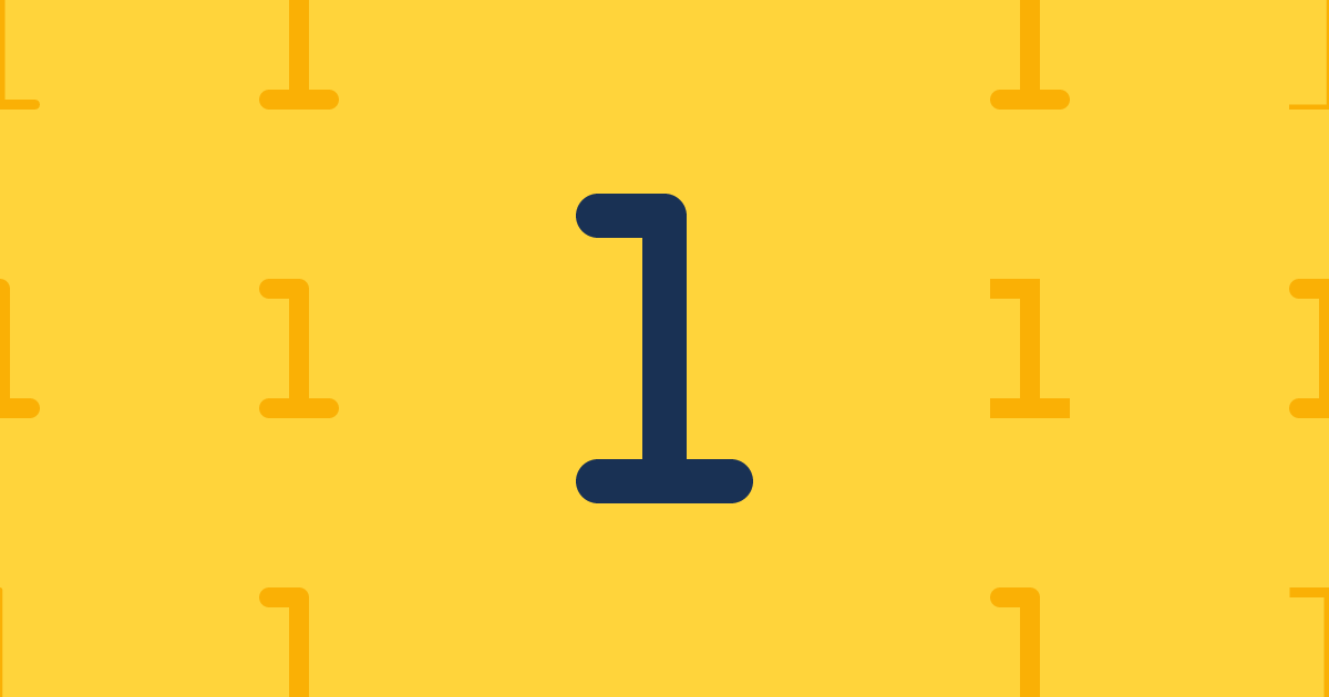 1 Filled Icon (Classic Solid) — Free SVG Download | Font Awesome