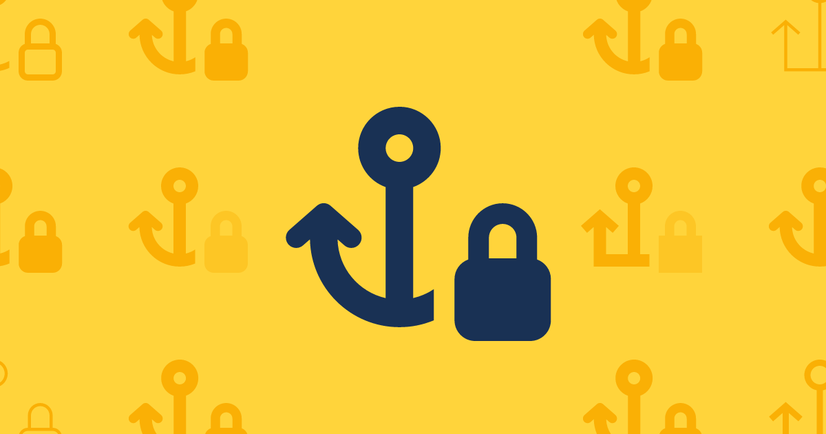 Anchor Lock Icon Font Awesome