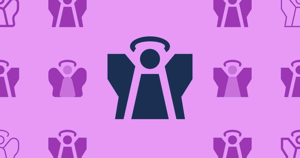 Angel Sharp Outline Icon (Sharp Regular) — SVG Download | Font Awesome