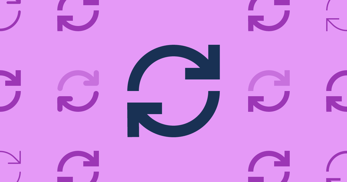 Arrows Rotate Sharp Filled Icon (Sharp Solid) — SVG Download | Font Awesome