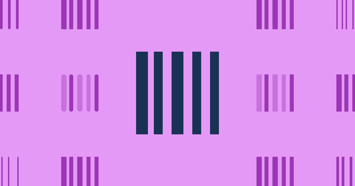 Barcode Sharp Outline Icon (Sharp Regular) — SVG Download | Font Awesome
