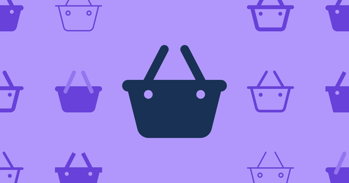 Basket Shopping Simple Solid Icon | Font Awesome