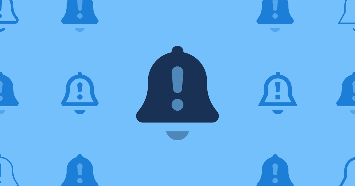 Bell Exclamation Duotone Icon (Duotone Solid) — SVG Download | Font Awesome