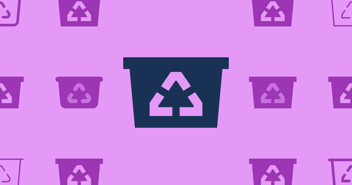 Bin Recycle Sharp Light Icon (Sharp Light) — SVG Download | Font Awesome