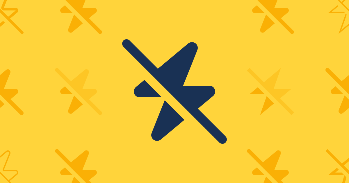 Bolt Slash Outline Icon (Classic Regular) — SVG Download | Font Awesome