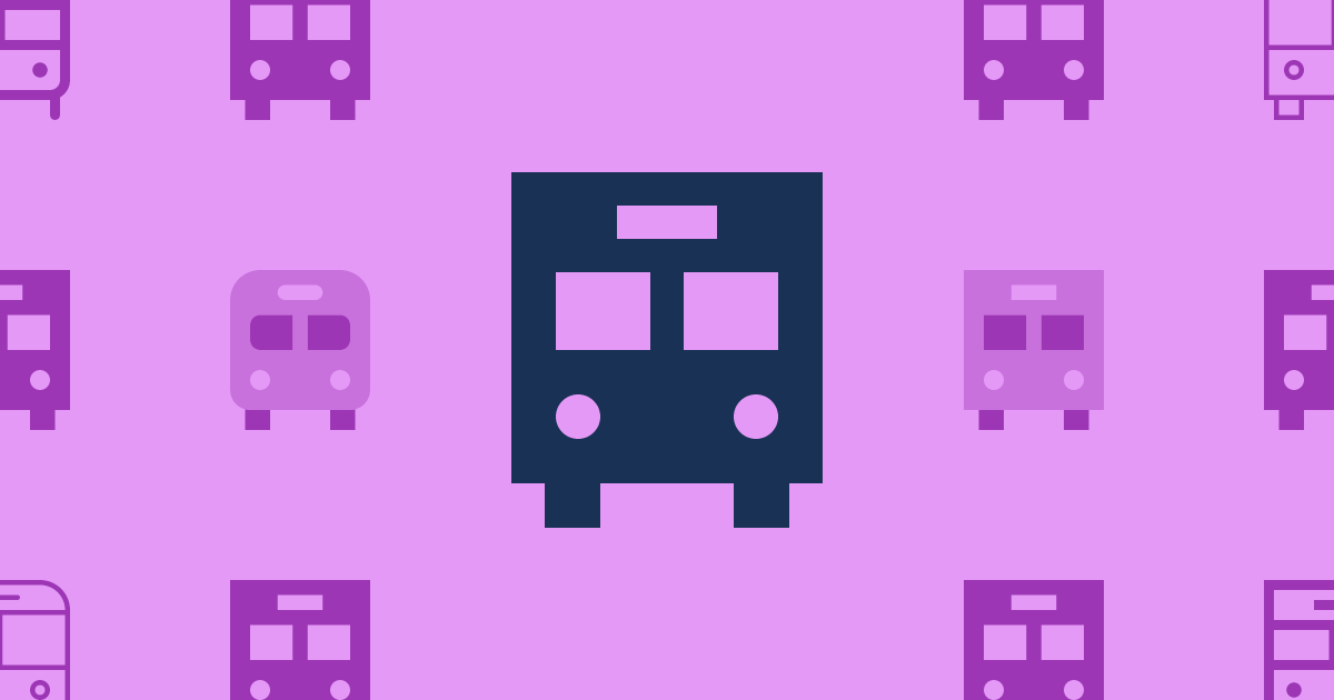 Bus Sharp Outline Icon (Sharp Regular) — SVG Download | Font Awesome