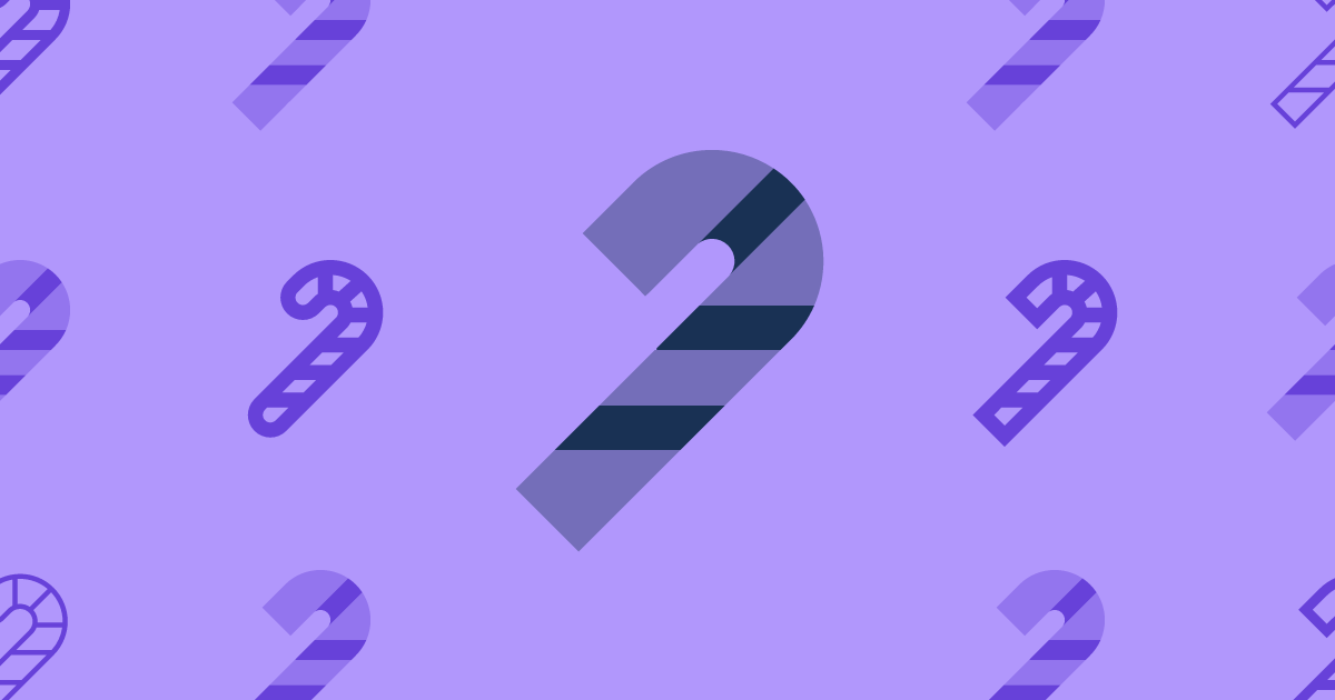 Candy Cane Sharp Duotone Icon (Sharp Duotone Solid) — SVG Download ...