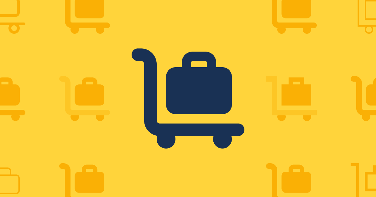 Cart Flatbed Suitcase Solid Icon Font Awesome
