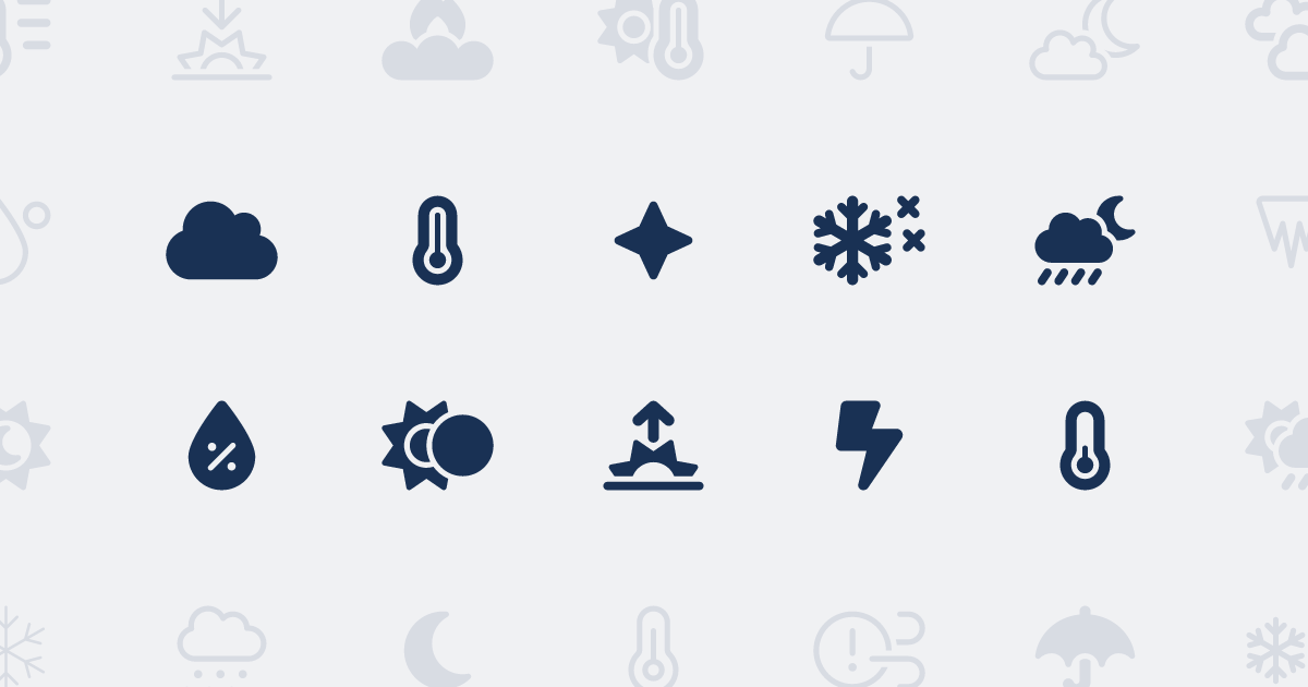 Weather Icons in Version 5 | Font Awesome