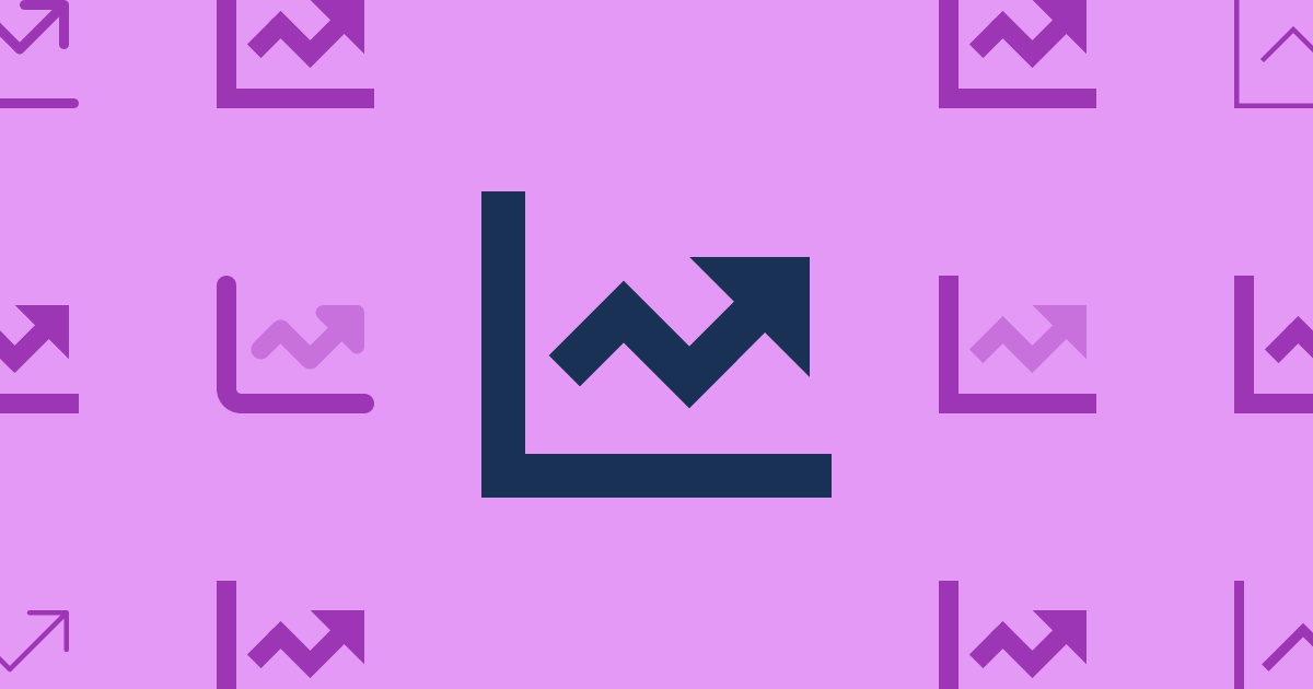 Chart Line Up Sharp Filled Icon (Sharp Solid) — SVG Download | Font Awesome