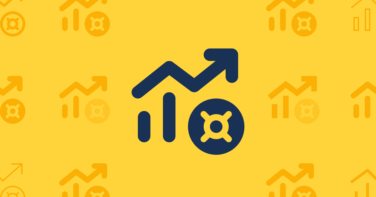 Chart Mixed Up Circle Currency Icon Font Awesome