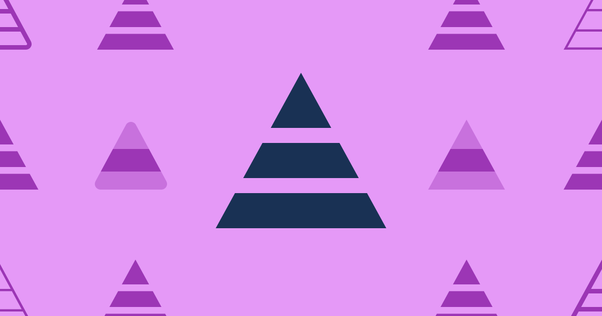 Chart Pyramid Sharp Filled Icon (Sharp Solid) — SVG Download | Font Awesome