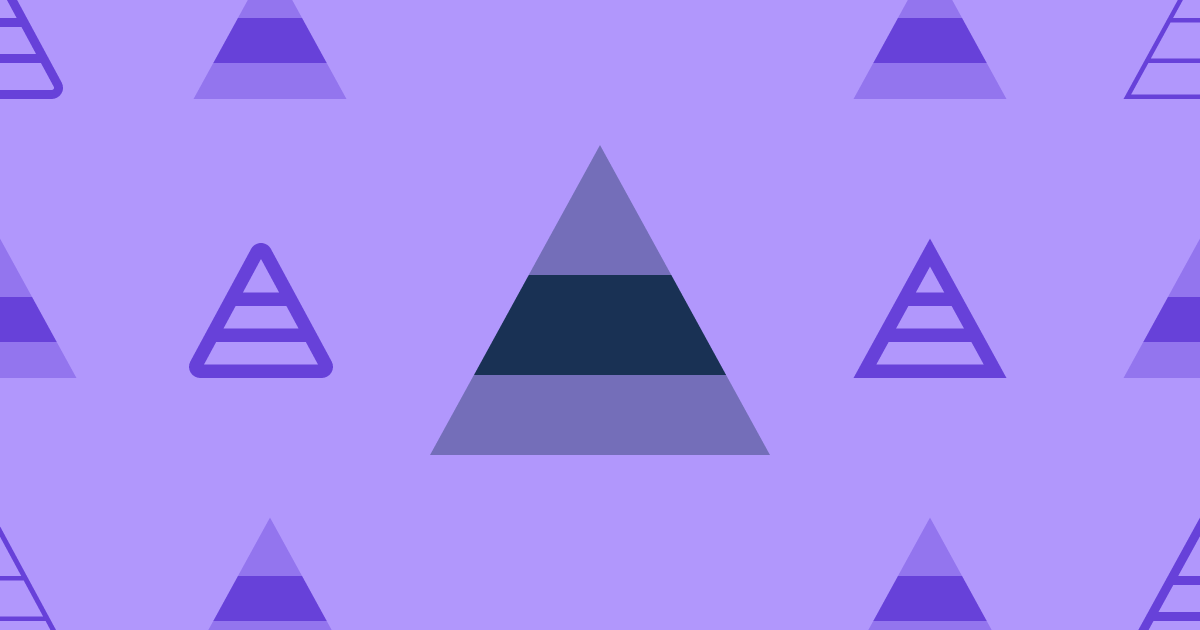 Chart Pyramid Sharp Duotone Icon (Sharp Duotone Solid) — SVG Download ...