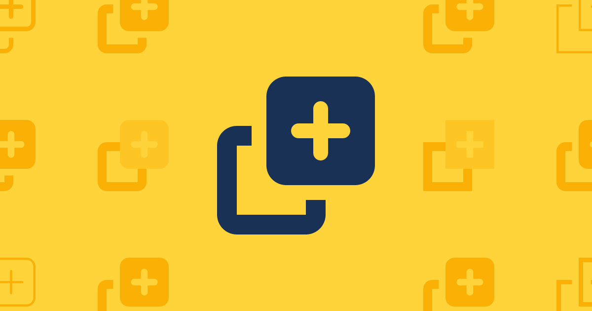 Clone Plus Filled Icon (Classic Solid) — SVG Download | Font Awesome