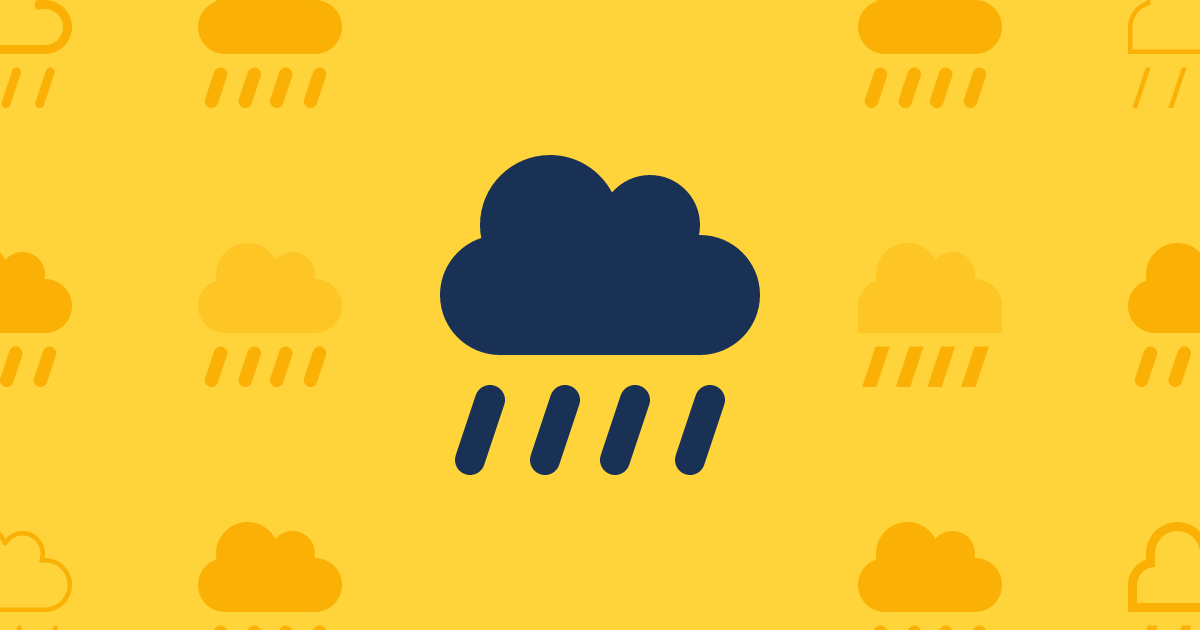 Cloud with Heavy Showers Icon Font Awesome