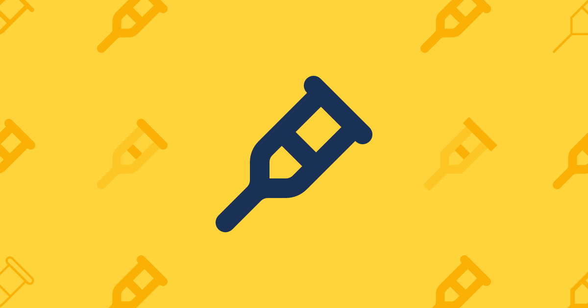 Crutch Outline Icon (Classic Regular) — SVG Download | Font Awesome