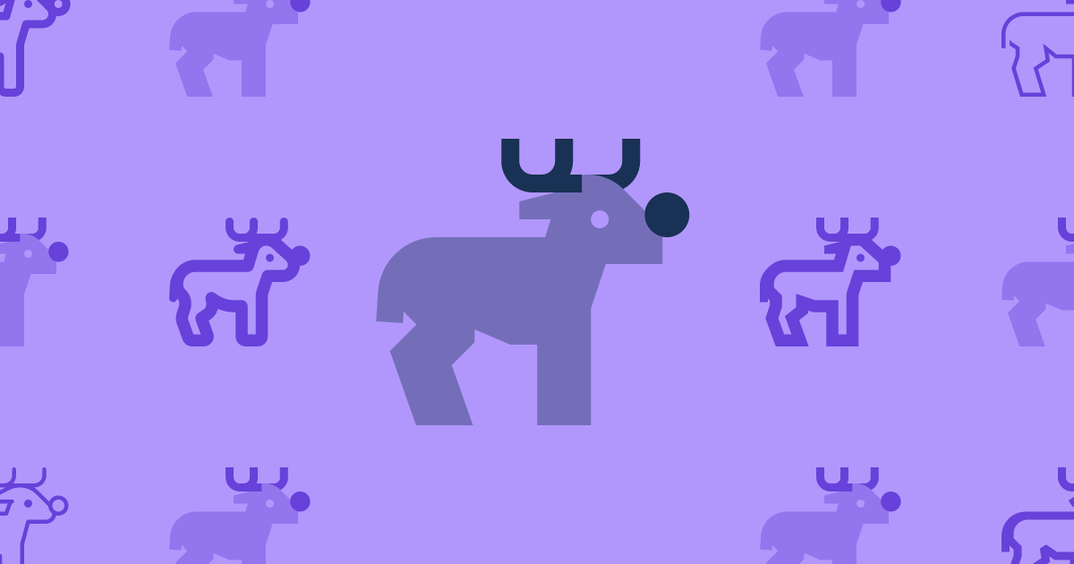 Deer Rudolph Sharp Duotone Icon (Sharp Duotone Solid) — SVG Download ...