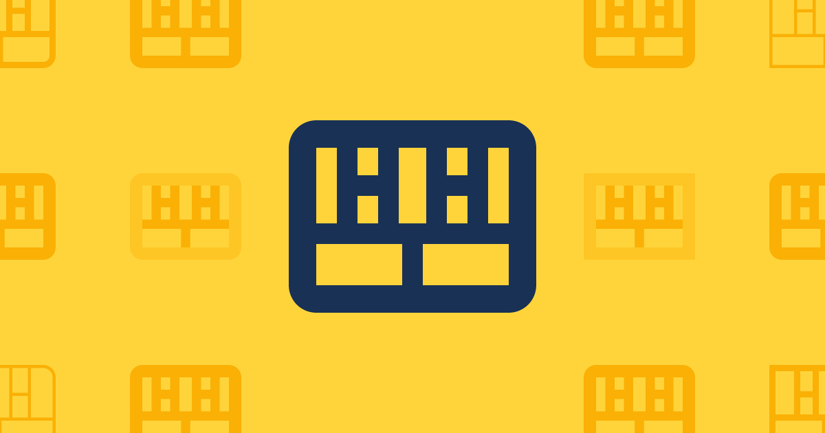 Diagram Lean Canvas Classic Solid Icon | Font Awesome