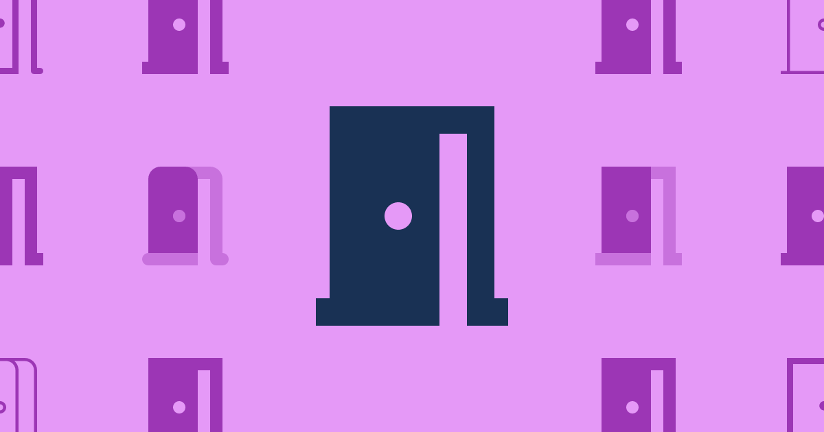 Door Open Sharp Filled Icon (Sharp Solid) — SVG Download | Font Awesome