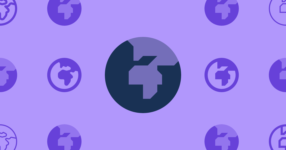 Earth Africa Sharp Duotone Icon (Sharp Duotone Solid) — SVG Download ...