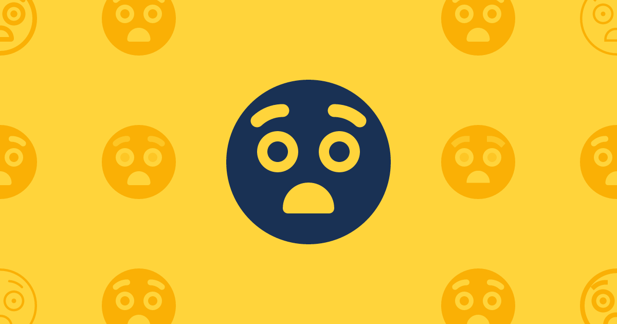 Face Fearful Filled Icon (Classic Solid) — SVG Download | Font Awesome