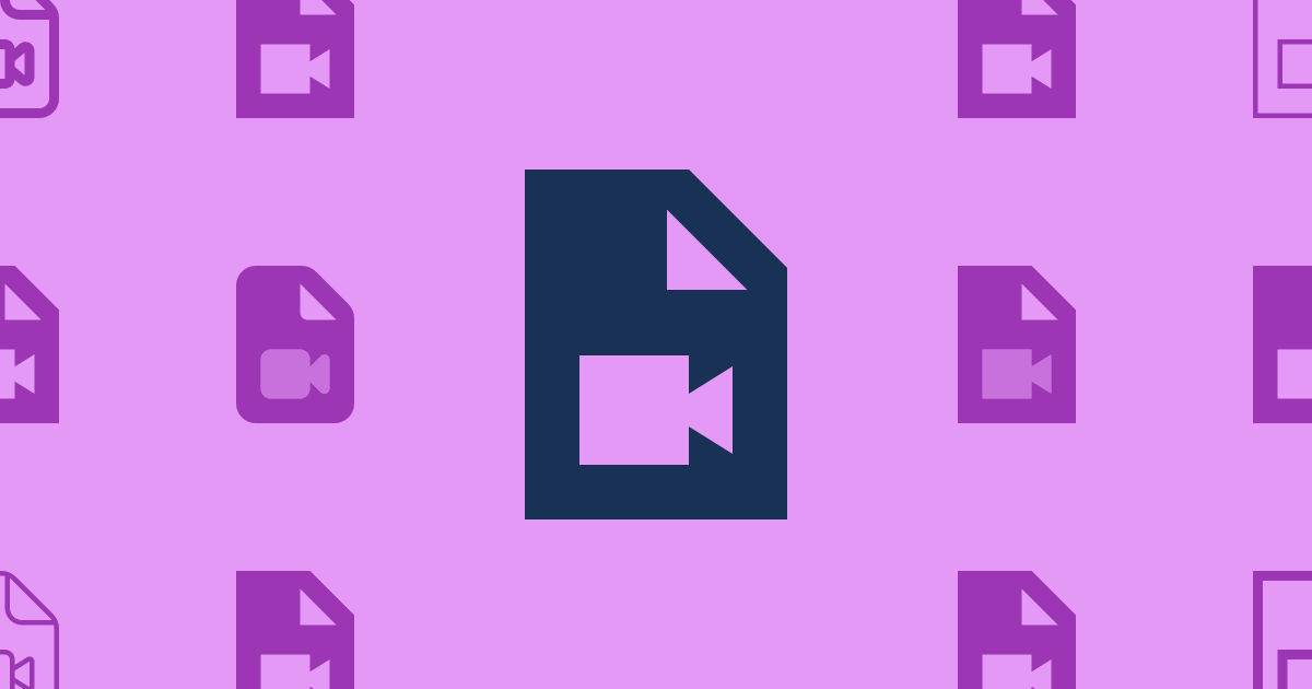 File Video Sharp Outline Icon (Sharp Regular) — SVG Download | Font Awesome