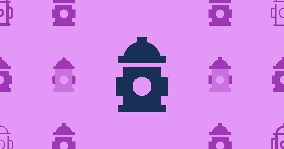 Fire Hydrant Sharp Filled Icon (Sharp Solid) — SVG Download | Font Awesome