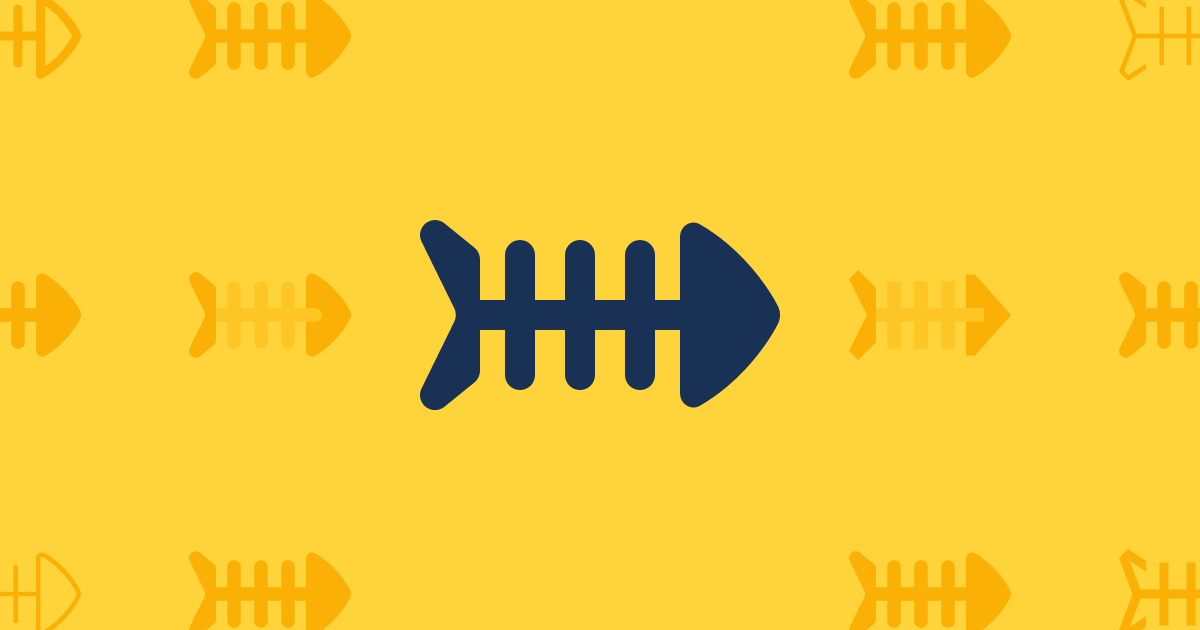 Fish Bones Regular Icon Font Awesome