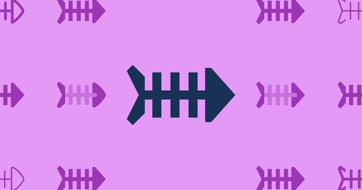 Fish Bones Sharp Filled Icon (Sharp Solid) — SVG Download | Font Awesome