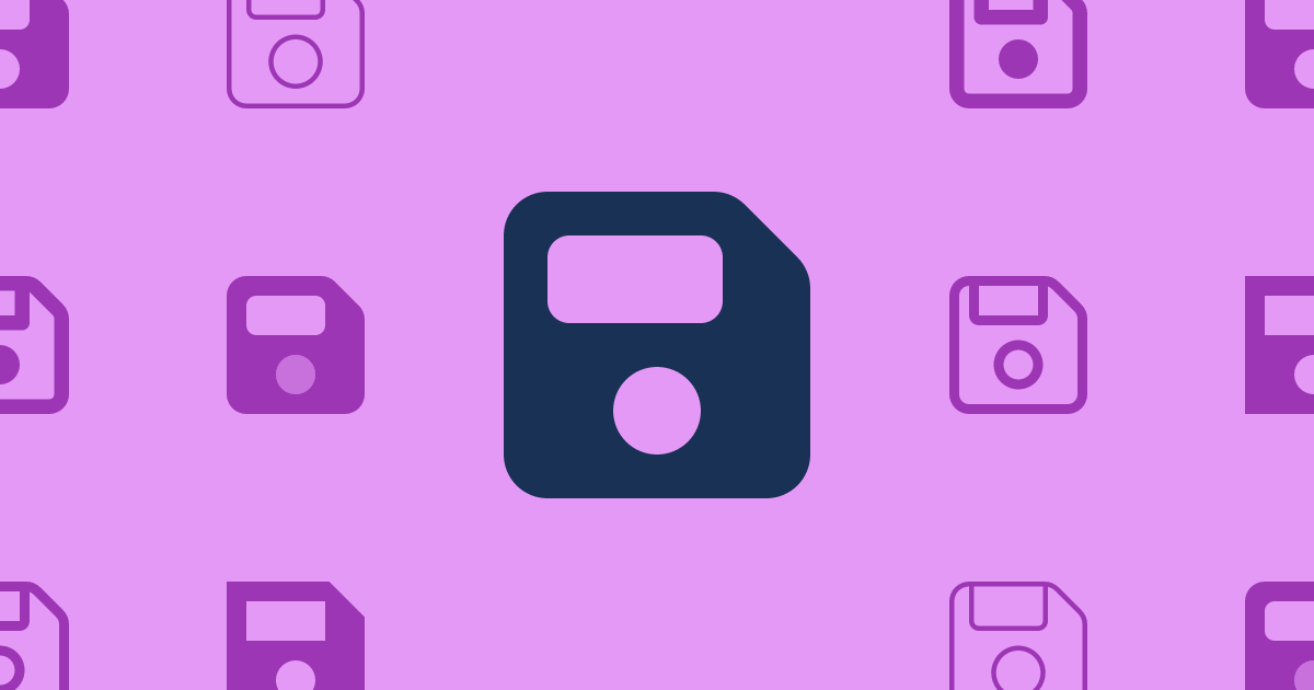 Floppy Disk Classic Thin Icon | Font Awesome