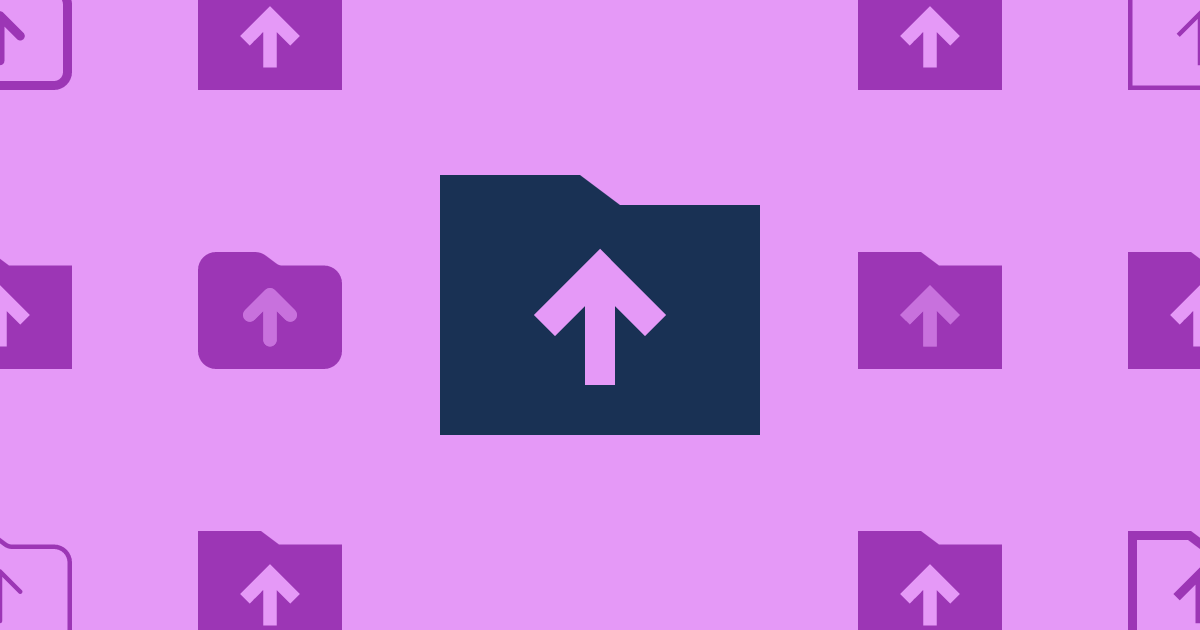 Folder Arrow Up Sharp Outline Icon (Sharp Regular) — SVG Download ...