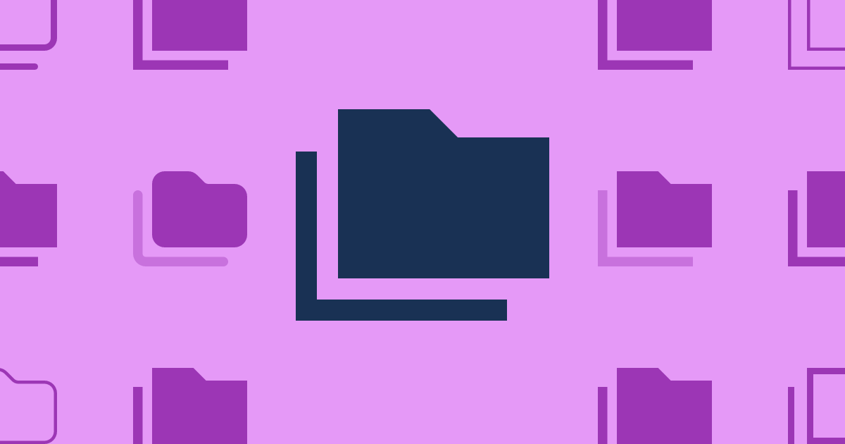 Folders Sharp Filled Icon (Sharp Solid) — SVG Download | Font Awesome