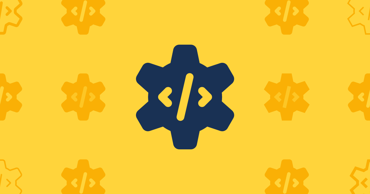 Gear Code Regular Icon | Font Awesome