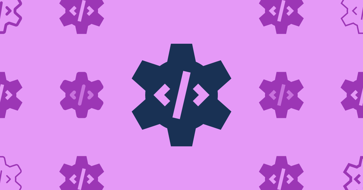 Gear Code Sharp Filled Icon (Sharp Solid) — SVG Download | Font Awesome