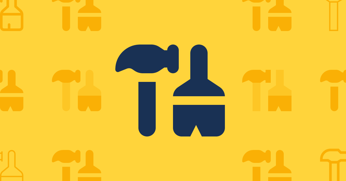 Hammer Brush Icon Font Awesome