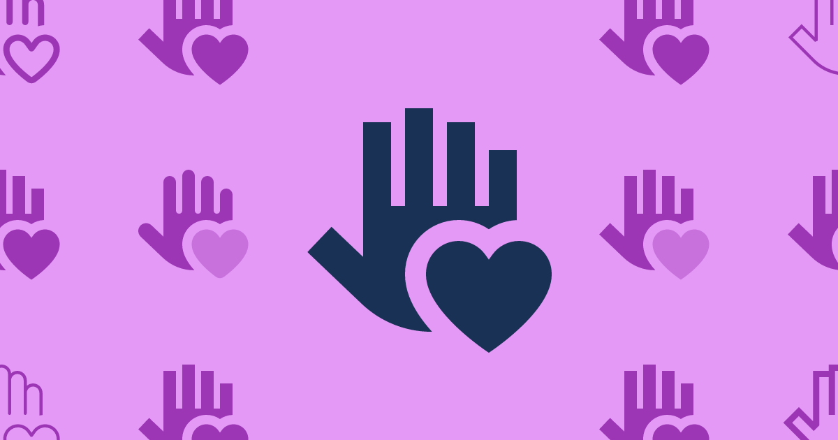 Hand Heart Sharp Outline Icon (Sharp Regular) — SVG Download | Font Awesome