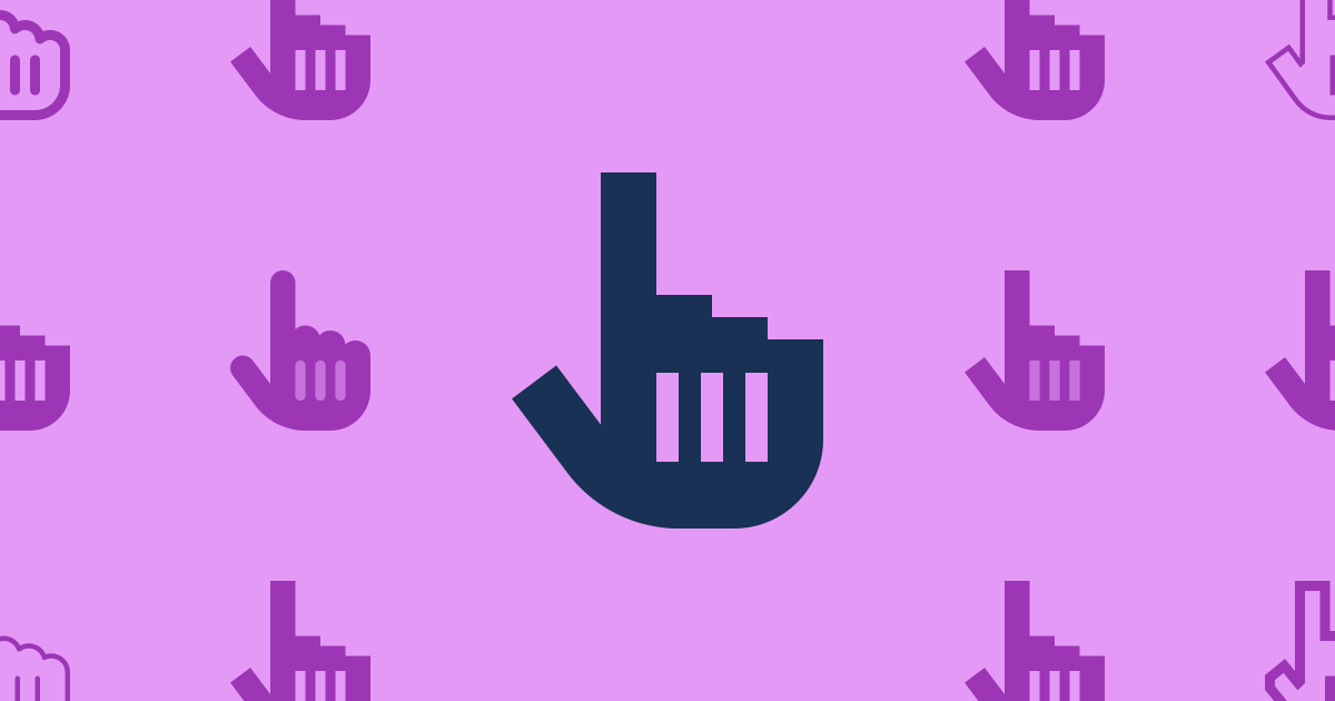 Hand Pointer Sharp Light Icon (Sharp Light) — SVG Download | Font Awesome