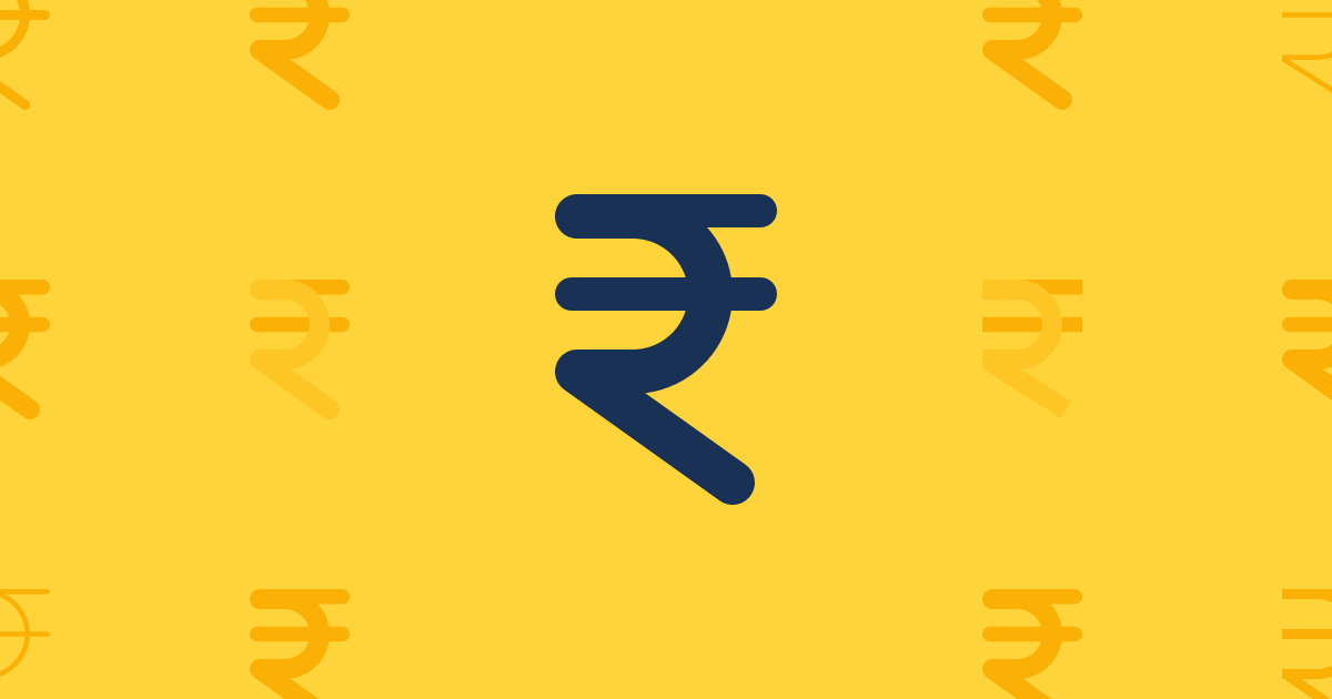 Indian Rupee Sign Solid Icon Font Awesome