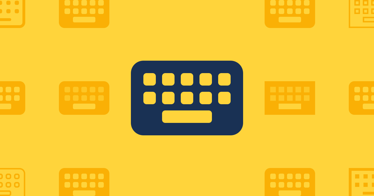 Keyboard Regular Icon Font Awesome