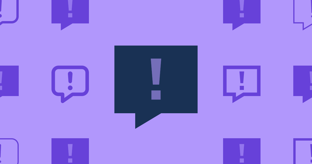 Message Exclamation Sharp Duotone Icon (Sharp Duotone Solid) — SVG ...