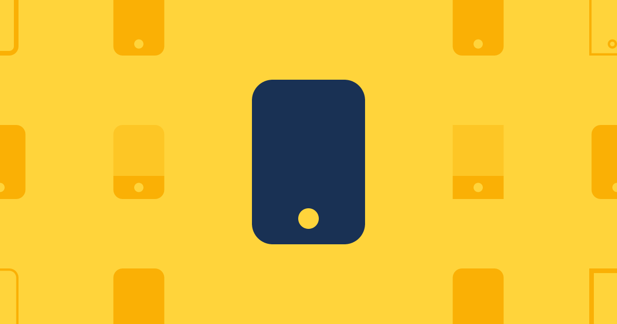 Mobile Button Regular Icon Font Awesome