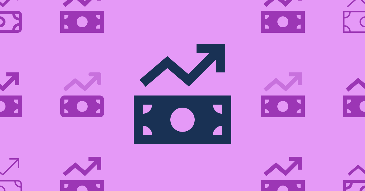 Money Bill Trend Up Sharp Light Icon (Sharp Light) — SVG Download ...