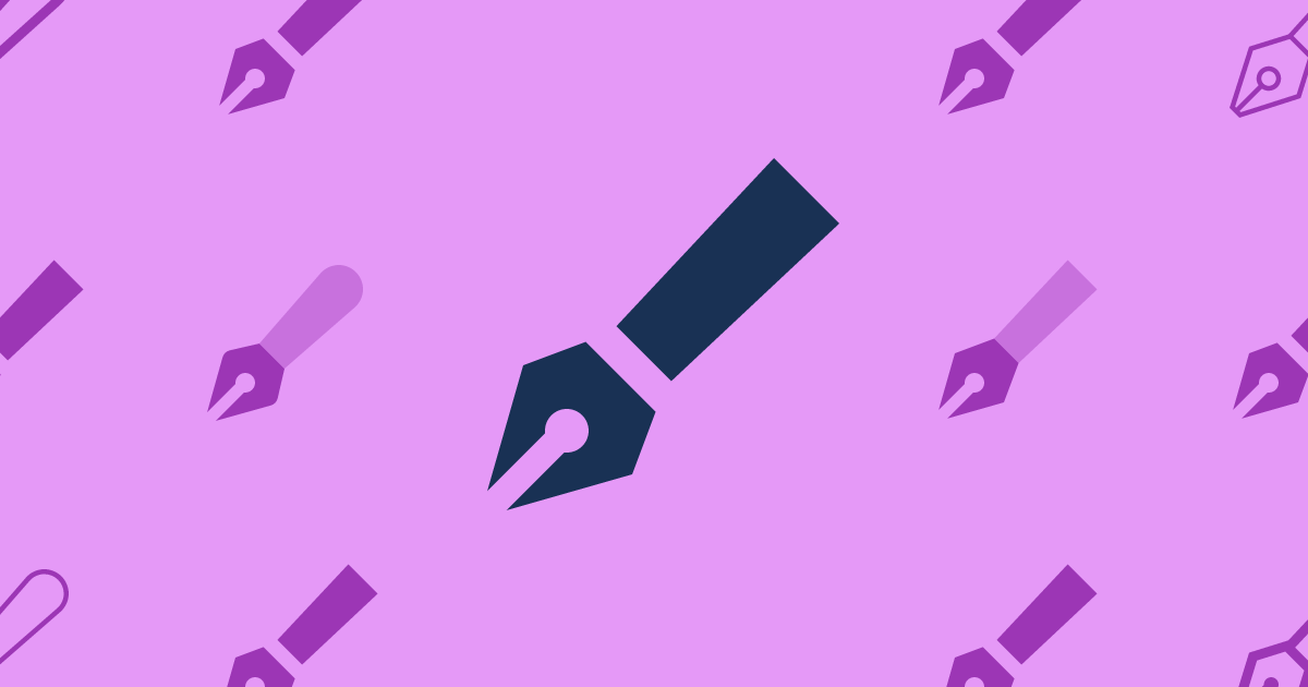 Pen Fancy Sharp Filled Icon (Sharp Solid) — SVG Download | Font Awesome