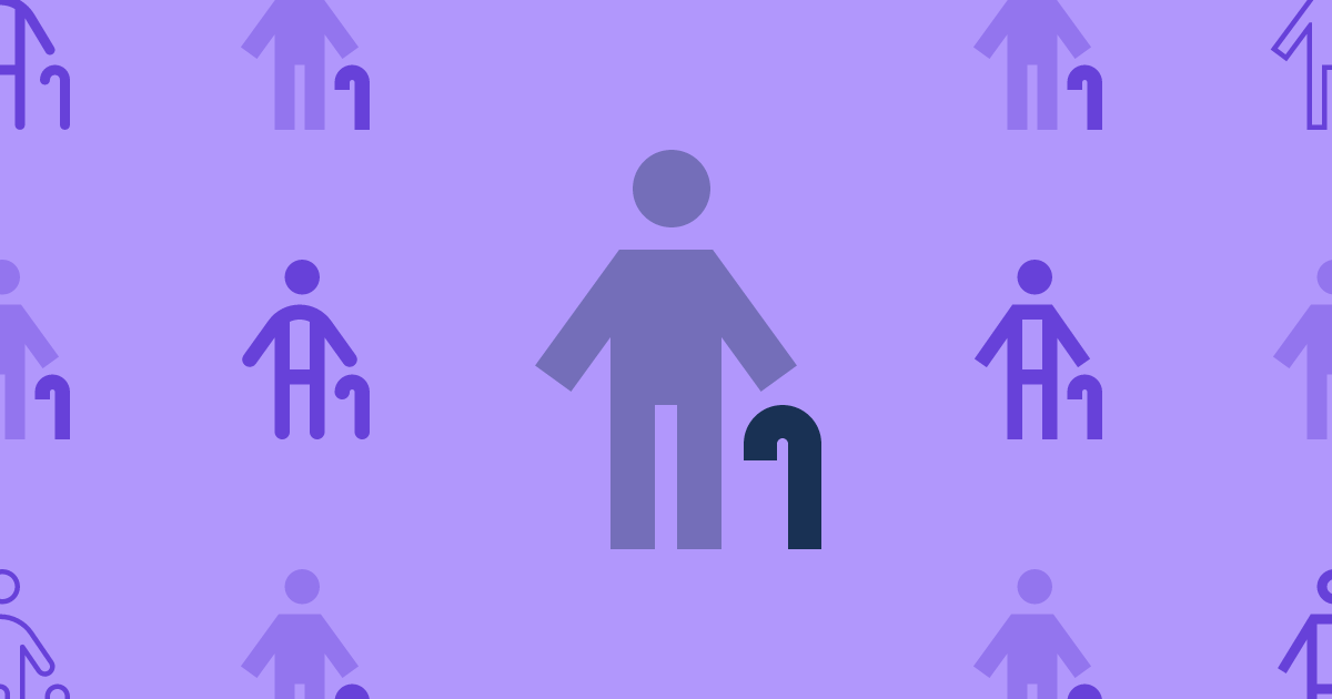 Person Cane Sharp Duotone Icon (Sharp Duotone Solid) — SVG Download ...