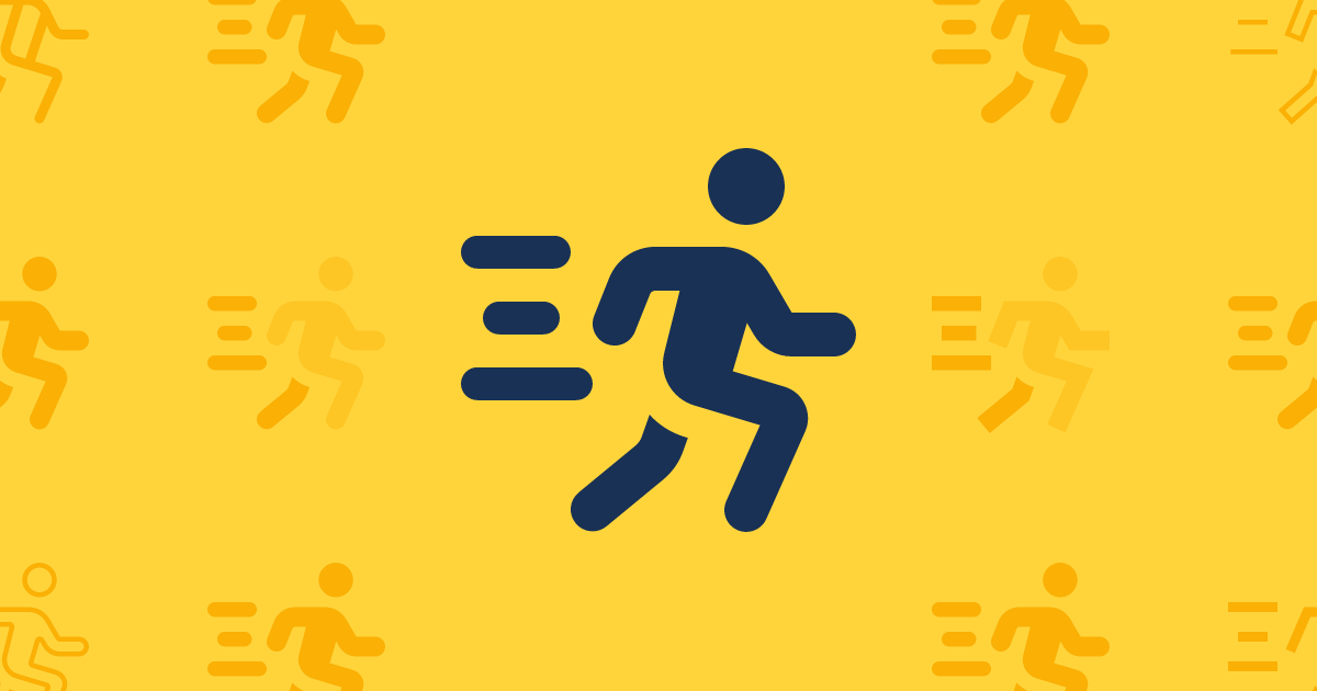 Person Running Fast Outline Icon (Classic Regular) — SVG Download ...