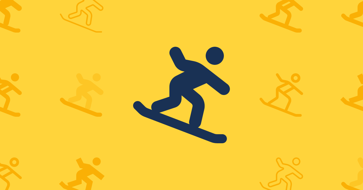 Person Snowboarding Icon | Font Awesome