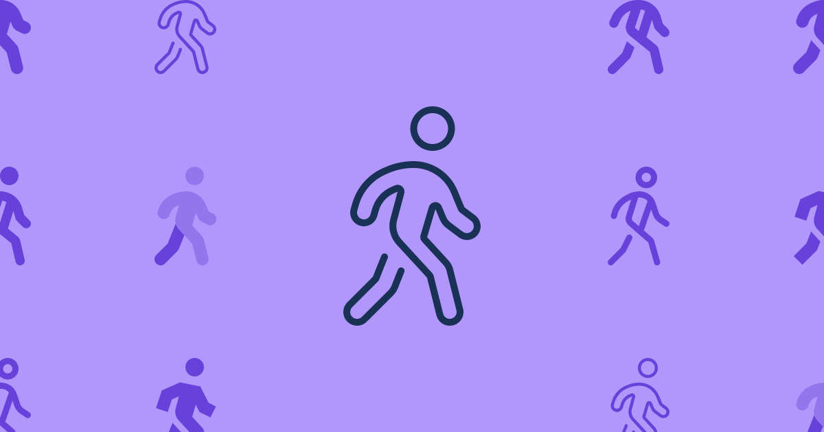 Person Walking Thin Icon