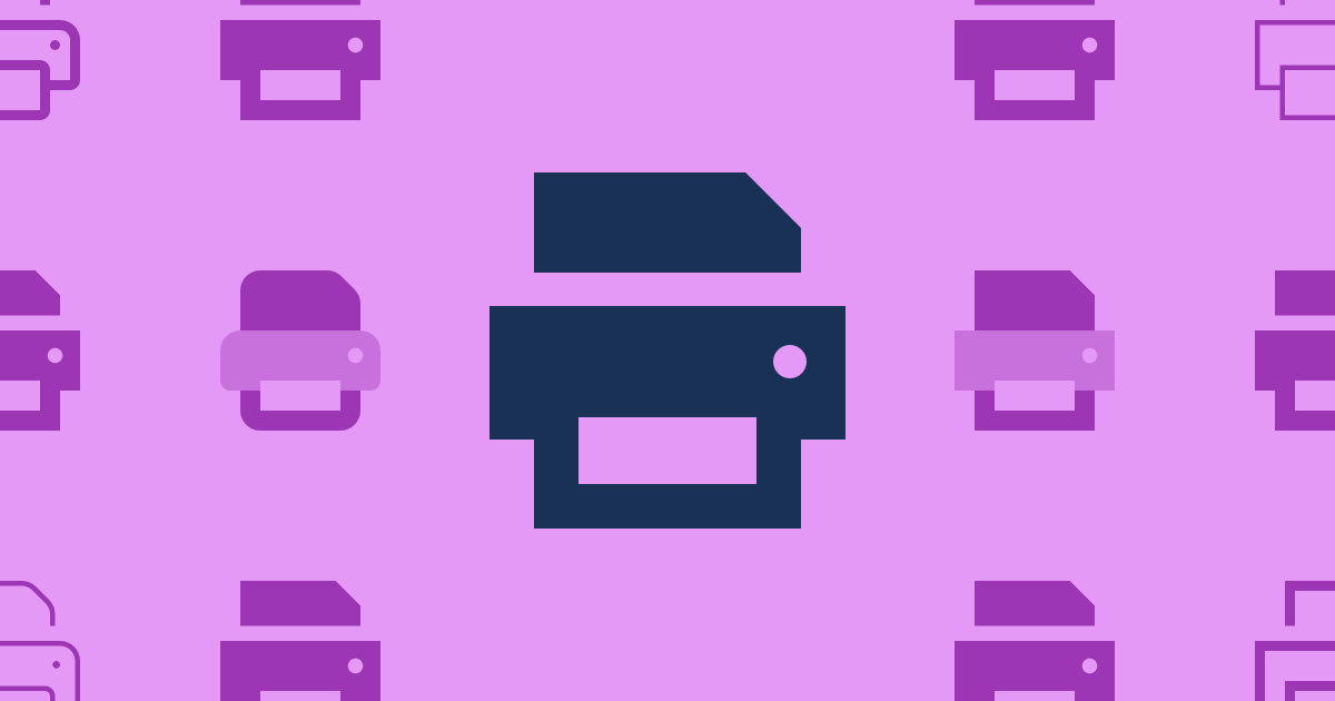 Print Sharp Light Icon (Sharp Light) — SVG Download | Font Awesome