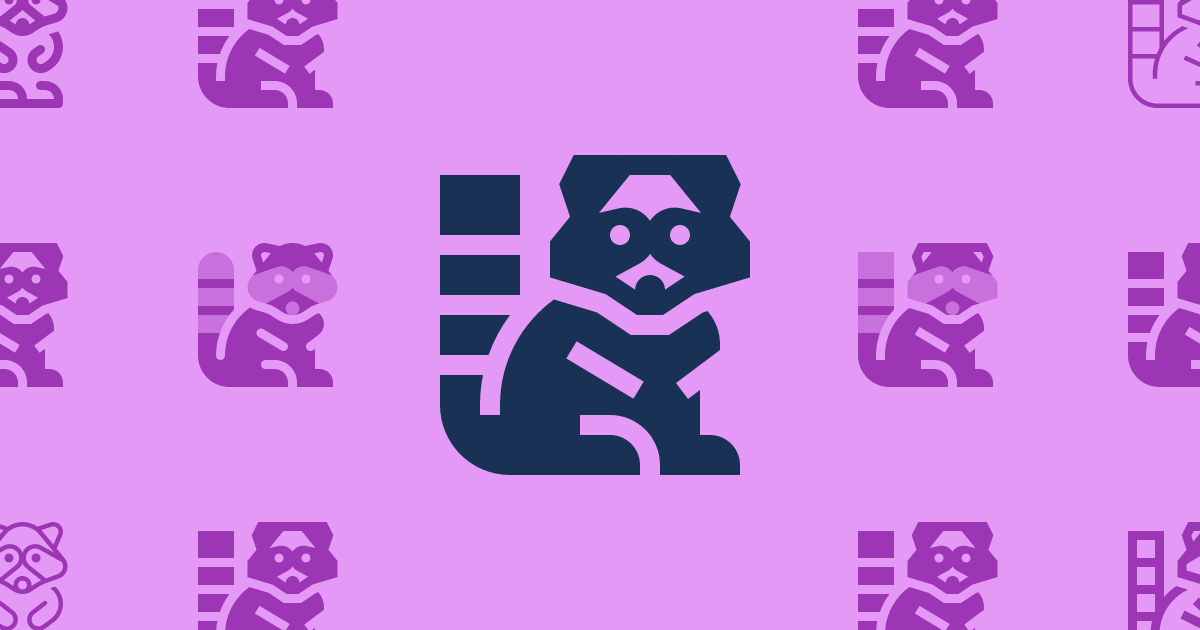 Raccoon Sharp Filled Icon (Sharp Solid) — SVG Download | Font Awesome