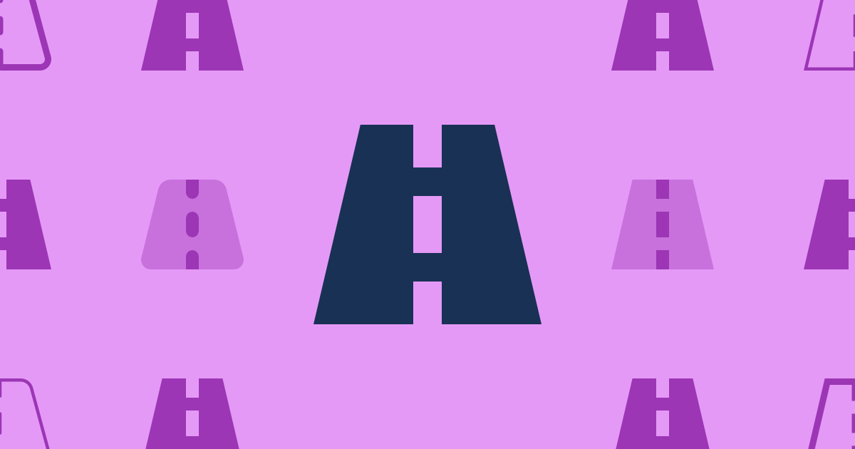 Road Sharp Filled Icon (Sharp Solid) — SVG Download | Font Awesome